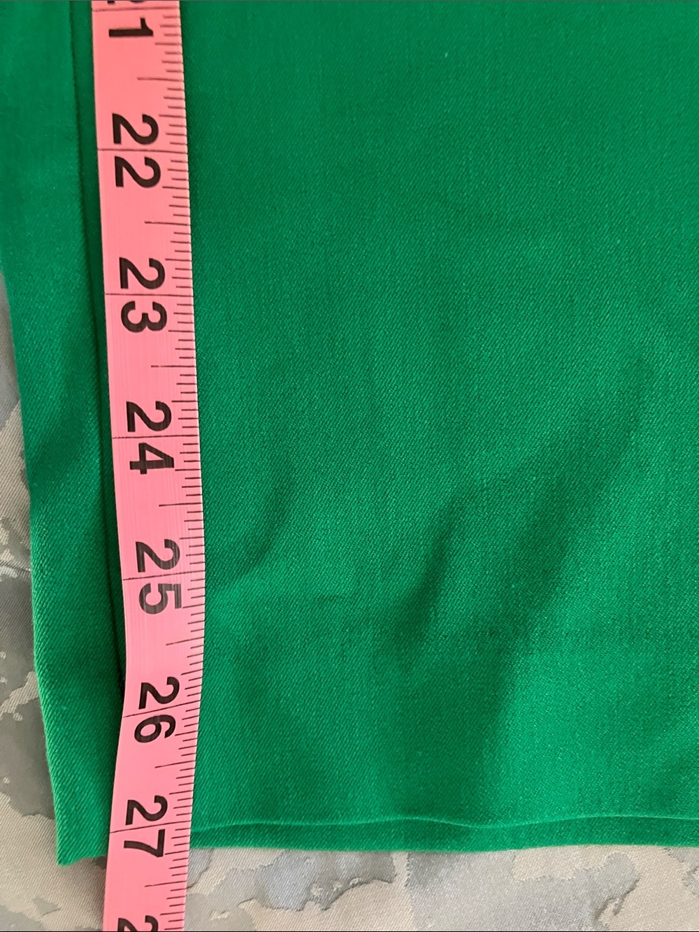 CHARTER CLUB American Heritage Green Wide Leg Pants Gold Buttons Size 8P NWT - Picture 11 of 12